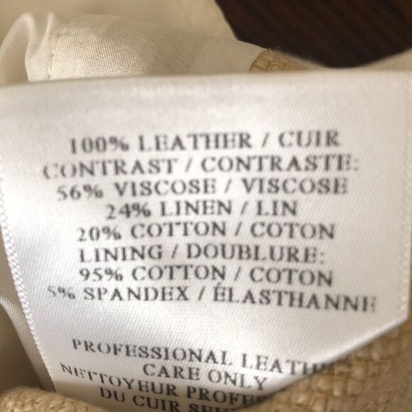 A.l.c. Leather-Trimmed Linen Coated Shorts - Picture 10 of 10